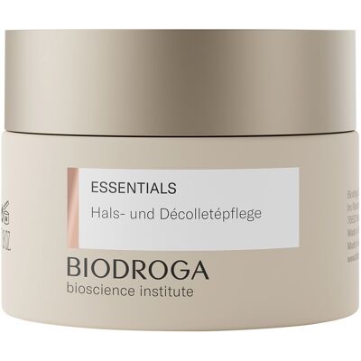 50ml BIODROGA Bioscience Institute ESSENTIALS Hals- und Décolletépflege 50ml BIODROGA Bioscience Institute ESSENTIALS Hals- und Décolletépflege