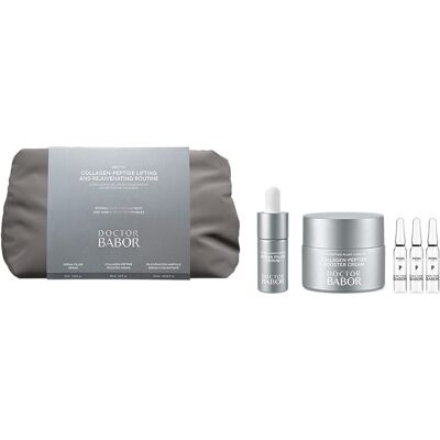 66ml BABOR DOCTOR BABOR Collagen-Peptide Lifting and Rejuvenating Routine Set (Cream 50ml + Ampullen 3x2ml + Serum 10ml + Tasche) 66ml BABOR DOCTOR BABOR Collagen-Peptide Lifting and Rejuvenating Routine Set (Cream 50ml + Ampullen 3x2ml + Serum 10ml + Tasche)