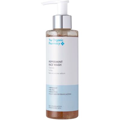 200ml The Organic Pharmacy Peppermint Face Wash 200ml The Organic Pharmacy Peppermint Face Wash