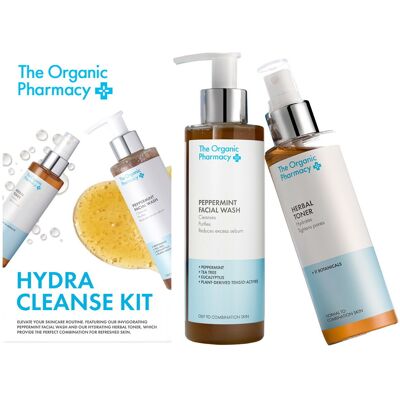 350ml The Organic Pharmacy Hydra Cleanse Kit (Facial Wash 200ml + Toner 150ml) 350ml The Organic Pharmacy Hydra Cleanse Kit (Facial Wash 200ml + Toner 150ml)