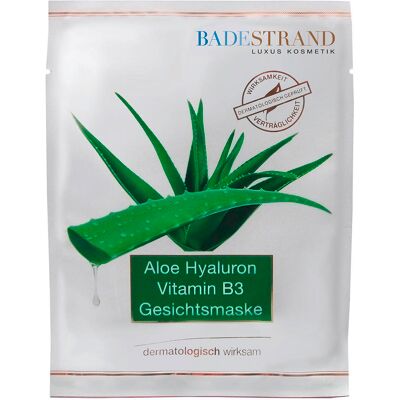 Aloe Hyaluron Vitamin B3 Gesichtsmaske - Gesichtsmaske Aloe Hyaluron Vitamin B3 Gesichtsmaske - Gesichtsmaske