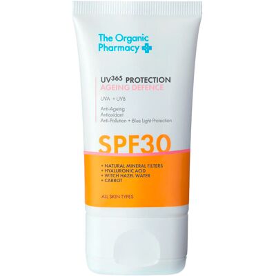 40ml The Organic Pharmacy UV 365 Protection Ageing Defence SPF 30 40ml The Organic Pharmacy UV 365 Protection Ageing Defence SPF 30