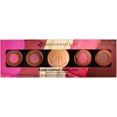DANESSA MYRICKS BEAUTY FLUSHED ESSENTIALS BLUSH & LIP KIT DANESSA MYRICKS BEAUTY FLUSHED ESSENTIALS BLUSH & LIP KIT