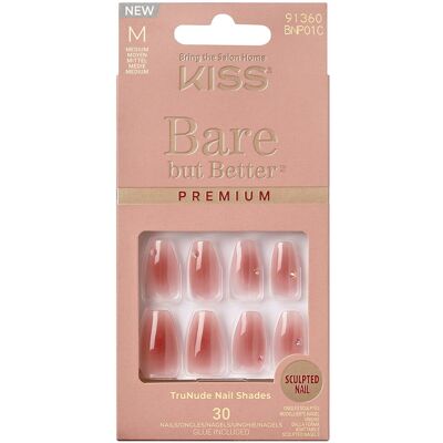 Kiss Bare-But-Better Prem Nails Shine (30 Stück) Kiss Bare-But-Better Prem Nails Shine (30 Stück)