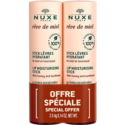 NUXE Rêve de Miel Lippenpflegestift Duo 2 x 4 g NUXE Rêve de Miel Lippenpflegestift Duo 2 x 4 g