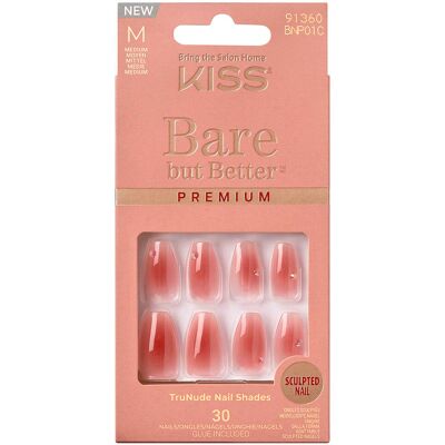 Kiss Bare-But-Better Prem Nails Shine Pink Kiss Bare-But-Better Prem Nails Shine Pink