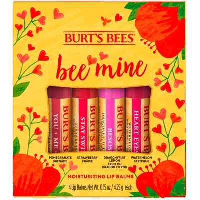 Burt´s Bees Bee Mine Lip Balm 4-Pack 4 x 4,25 g Burt´s Bees Bee Mine Lip Balm 4-Pack 4 x 4,25 g