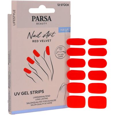 PARSA Beauty UV-Nagelfolien Red Velvet PARSA Beauty UV-Nagelfolien Red Velvet