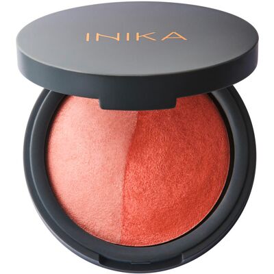 INIKA Baked Blush Duo - Burnt Peach 6,5 g INIKA Baked Blush Duo - Burnt Peach 6,5 g