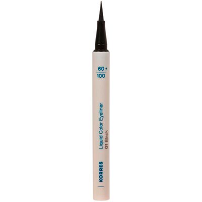 KORRES Liquid Color Eyeliner 01 Black 0,1 ml KORRES Liquid Color Eyeliner 01 Black 0,1 ml