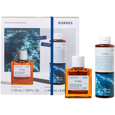 300ml KORRES KYMA Duftset (EdT 50ml + Duschgel 250ml) 300ml KORRES KYMA Duftset (EdT 50ml + Duschgel 250ml)