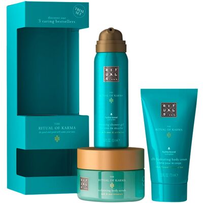 RITUALS THE RITUAL OF KARMA Trial Set (Body Cream 70ml + Shower Gel 50ml + Body Scrub 125g) RITUALS THE RITUAL OF KARMA Trial Set (Body Cream 70ml + Shower Gel 50ml + Body Scrub 125g)