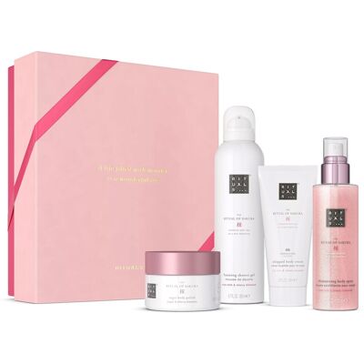 RITUALS THE RITUAL OF SAKURA Medium Gift Set (Scrub 125g + Shower Gel 200ml + Body Cream 100ml + Body Spray 150ml) RITUALS THE RITUAL OF SAKURA Medium Gift Set (Scrub 125g + Shower Gel 200ml + Body Cream 100ml + Body Spray 150ml)