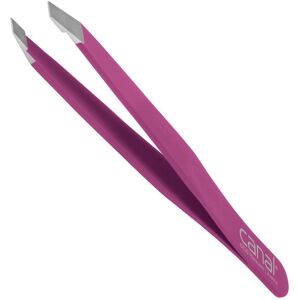 Canal Haarpinzette, schräg, satin, rostfrei, 9 cm Violett Canal Haarpinzette, schräg, satin, rostfrei, 9 cm Violett