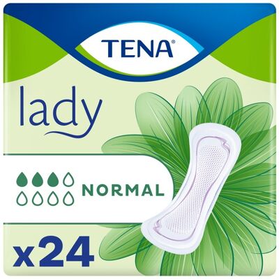 TENA Lady Normal - Inkontinenz-Einlagen - 24 Stück TENA Lady Normal - Inkontinenz-Einlagen - 24 Stück