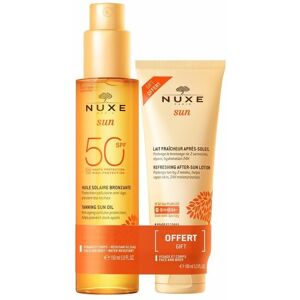 Nuxe Sun Pack SPF50 Bronzöl & After-Sun Lotion Nuxe Sun Pack SPF50 Bronzöl & After-Sun Lotion
