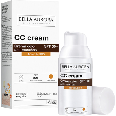 Bella Aurora CC Cream Anti-Flecken SPF 50+ 30 ml Mittel. mittel Bella Aurora CC Cream Anti-Flecken SPF 50+ 30 ml Mittel. mittel