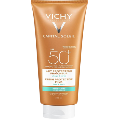 Vichy Capital Soleil Feuchtigkeitsspendende Schutzmilch 300 ml SPF 50+ Vichy Capital Soleil Feuchtigkeitsspendende Schutzmilch 300 ml SPF 50+