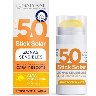 Natysal Solar Stick SPF 50 Empfindliche Bereiche 14 gr Natysal Solar Stick SPF 50 Empfindliche Bereiche 14 gr