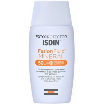 Isdin Fusion Fluid Mineral SPF 50+ - Sonnenschutz Isdin Fusion Fluid Mineral SPF 50+ - Sonnenschutz