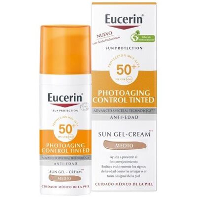 Eucerin Sonnenschutz Photoaging Control Getönt Medium SPF 50+ 50 ml Eucerin Sonnenschutz Photoaging Control Getönt Medium SPF 50+ 50 ml
