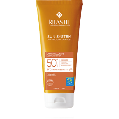 Rilastil Sun System SPF 50+ Velvet Milk - Sonnenschutzlotion Rilastil Sun System SPF 50+ Velvet Milk - Sonnenschutzlotion