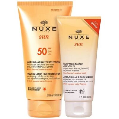 Nuxe Sun SPF50 Solar Milk & After Sun Shampoo Duo Nuxe Sun SPF50 Solar Milk & After Sun Shampoo Duo