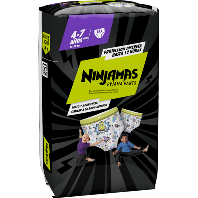 Dodot Ninjamas Hosen 4-7 Jahre 17-30 kg - Hosen Dodot Ninjamas Hosen 4-7 Jahre 17-30 kg - Hosen