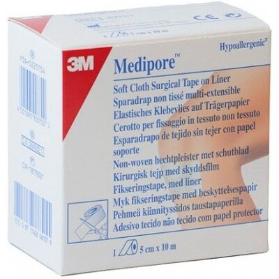 Medipore Hypoallergenischer Klebeband - 10m x 5cm - Erste Hilfe Zubehör Medipore Hypoallergenischer Klebeband - 10m x 5cm - Erste Hilfe Zubehör