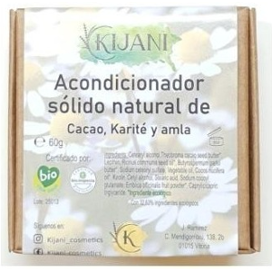 KIJANI Feste Spülung - Kakao & Amla - Umweltzertifiziert - 60g KIJANI Feste Spülung - Kakao & Amla - Umweltzertifiziert - 60g
