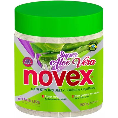 Novex Super Aloe Vera Fixierendes Haarfestiger Gelatine 500 gr Novex Super Aloe Vera Fixierendes Haarfestiger Gelatine 500 gr