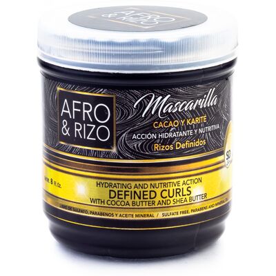 Afro and Rizo Haarmaske mit Kakao- und Sheabutter 236 ml Afro and Rizo Haarmaske mit Kakao- und Sheabutter 236 ml