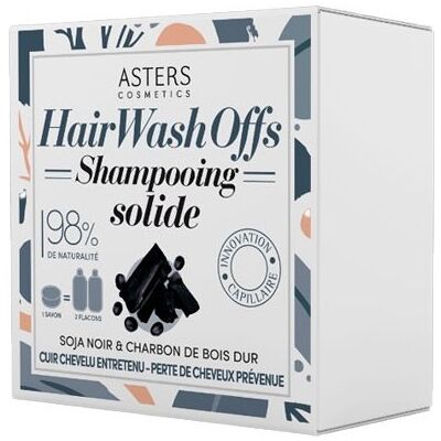 Asters Cosmetics Festes Shampoo mit schwarzer Soja & Kohle 100 gr Asters Cosmetics Festes Shampoo mit schwarzer Soja & Kohle 100 gr