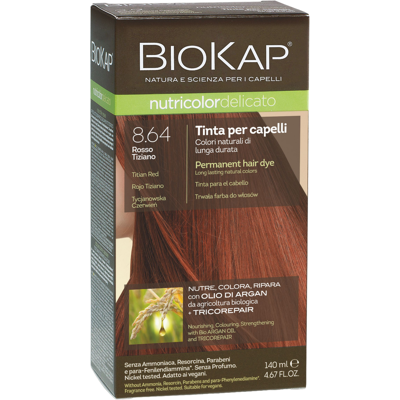 Biokap Nutricolor Delicato Haarfarbe 8,64 Tiziano Rot 140 ml 8.64 Biokap Nutricolor Delicato Haarfarbe 8,64 Tiziano Rot 140 ml 8.64