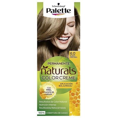 Schwarzkopf Palette Naturals Color Creme Permanente Farbe 6.0 Rubio Schwarzkopf Palette Naturals Color Creme Permanente Farbe 6.0 Rubio