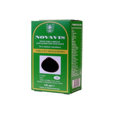 Novavis Farbstoff mit Pflanzenextrakten 135 ml 5N Hellbraun Novavis Farbstoff mit Pflanzenextrakten 135 ml 5N Hellbraun