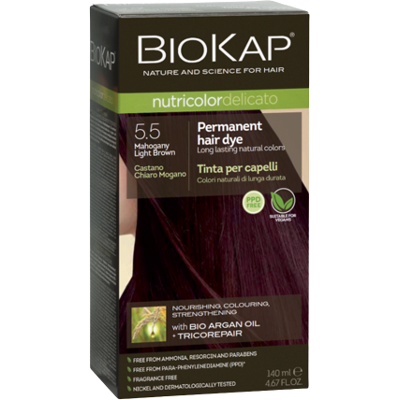 Biokap Nutricolor Delicato Haarfarbe 5.50 Hellbraunes Mahagoni Biokap Nutricolor Delicato Haarfarbe 5.50 Hellbraunes Mahagoni