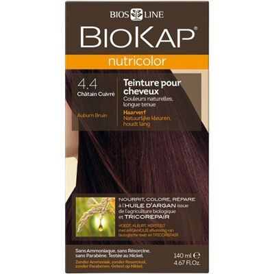Biokap Nutricolor Haarfarbe 140 ml 4.4 Kupferbraun Biokap Nutricolor Haarfarbe 140 ml 4.4 Kupferbraun