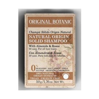 Original Botanic Mandel-Rosen Festes Shampoo - Alle Haartypen Original Botanic Mandel-Rosen Festes Shampoo - Alle Haartypen