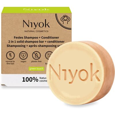 Niyok Green Touch Festes Shampoo + Spülung 80g Niyok Green Touch Festes Shampoo + Spülung 80g