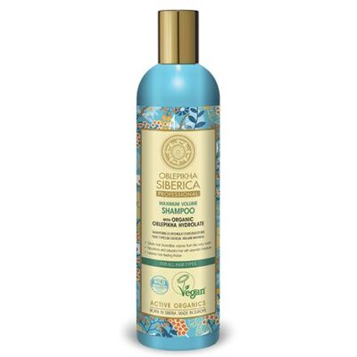 Natura Siberica Oblepikha Sea Buckthorn Shampoo - Maximal Volumen - 400ml Natura Siberica Oblepikha Sea Buckthorn Shampoo - Maximal Volumen - 400ml
