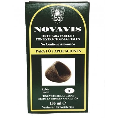 Novavis Farbstoff mit Pflanzenextrakten 135 ml 7C Rubio Ceniza Novavis Farbstoff mit Pflanzenextrakten 135 ml 7C Rubio Ceniza