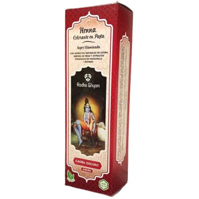 Radhe Shyam Mahagoni Dunkle Paste - Haarfarbe Radhe Shyam Mahagoni Dunkle Paste - Haarfarbe