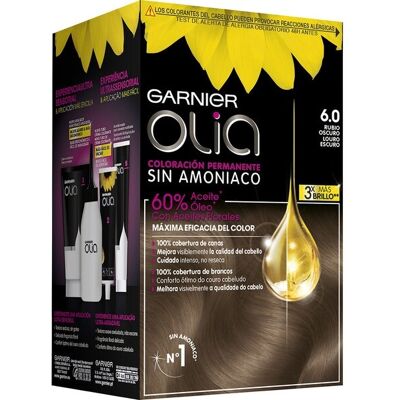 Garnier Olia Permanente Coloration 6.0 Rubio Oscuro Garnier Olia Permanente Coloration 6.0 Rubio Oscuro