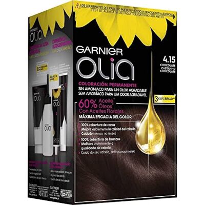Garnier Olia Permanente Coloration 4.15 Chocolate Garnier Olia Permanente Coloration 4.15 Chocolate