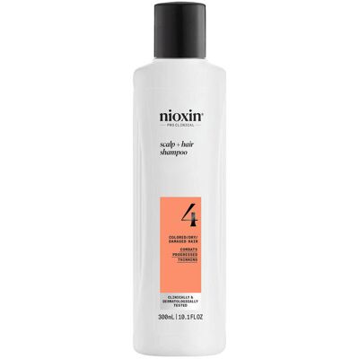 Nioxin System 4 - Shampoo - Für coloriertes und beschädigtes Haar 300 ml Nioxin System 4 - Shampoo - Für coloriertes und beschädigtes Haar 300 ml