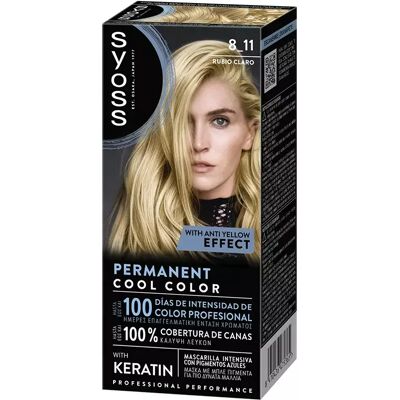 Syoss Permanente Haarfarbe, 1 Einheit 8.11-Hellblond Syoss Permanente Haarfarbe, 1 Einheit 8.11-Hellblond