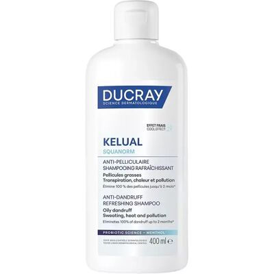 Ducray Kelual Squanorm Erfrischendes Anti-Schuppen-Shampoo 400 ml Ducray Kelual Squanorm Erfrischendes Anti-Schuppen-Shampoo 400 ml