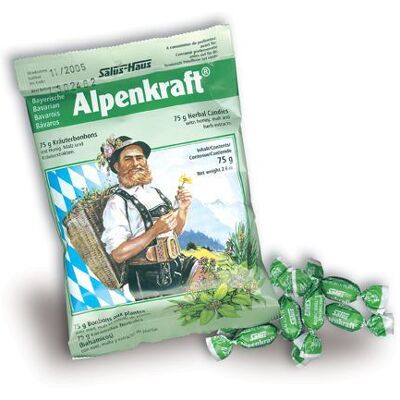Salus Alpenkraft Kräuter-Balsamico-Bonbon, das den Atem frisch und Salus Alpenkraft Kräuter-Balsamico-Bonbon, das den Atem frisch und