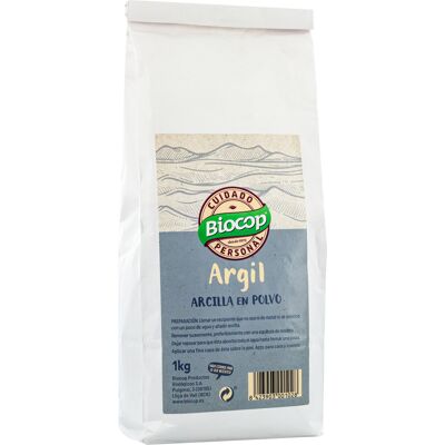 Biocop Weißer Ton aus Argil 1 Kg Biocop Weißer Ton aus Argil 1 Kg
